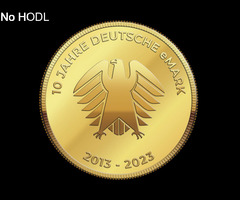 GOLD NFT Deutsche eMark, Minted only 10 pieces !