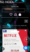 Netflix Gift Cards 50 EUR (EU) to buy for cryptocurrency DIMI