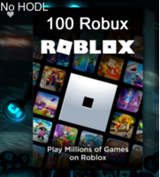 Roblox Cards 100 Robux - redeem purchase with DIMI cryptocurrency