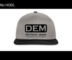 Snapback Cap: DEM - Deutsche eMark