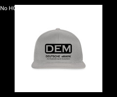 Snapback Cap: DEM - Deutsche eMark