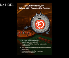 Test the INNOVATIVE FCK Casino Hub with ust at Telegram. DEMO test with 10m FCK