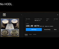 Phygital Coin No. 080 — FCK 188 Rebellion Edition (NoHODL × OpenSea)