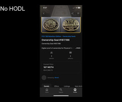 Phygital Coin No. 187 — FCK 188 Rebellion Edition (NoHODL × OpenSea)