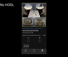 Unique Phygital collectible coin for sale - No. 187