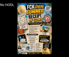 FCKcheap: Summer Receipt of Glory